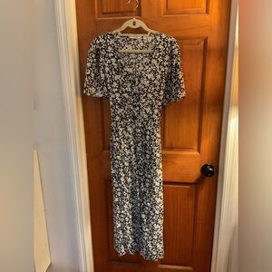 & Other Stories Flutter Sleeve Midi Dress